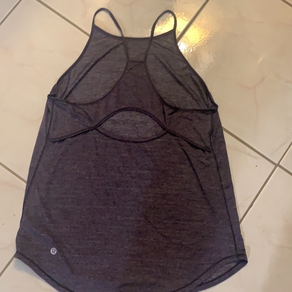 Lululemon tank, heathered purple-ish, size 6. - Picture 2 of 4